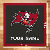 Tampa Bay Buccaneers 23" Personalized Felt Wall Banner