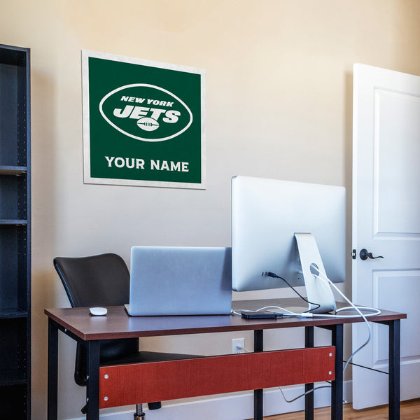 New York Jets 23" Personalized Felt Wall Banner