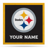 Pittsburgh Steelers 23" Personalized Felt Wall Banner