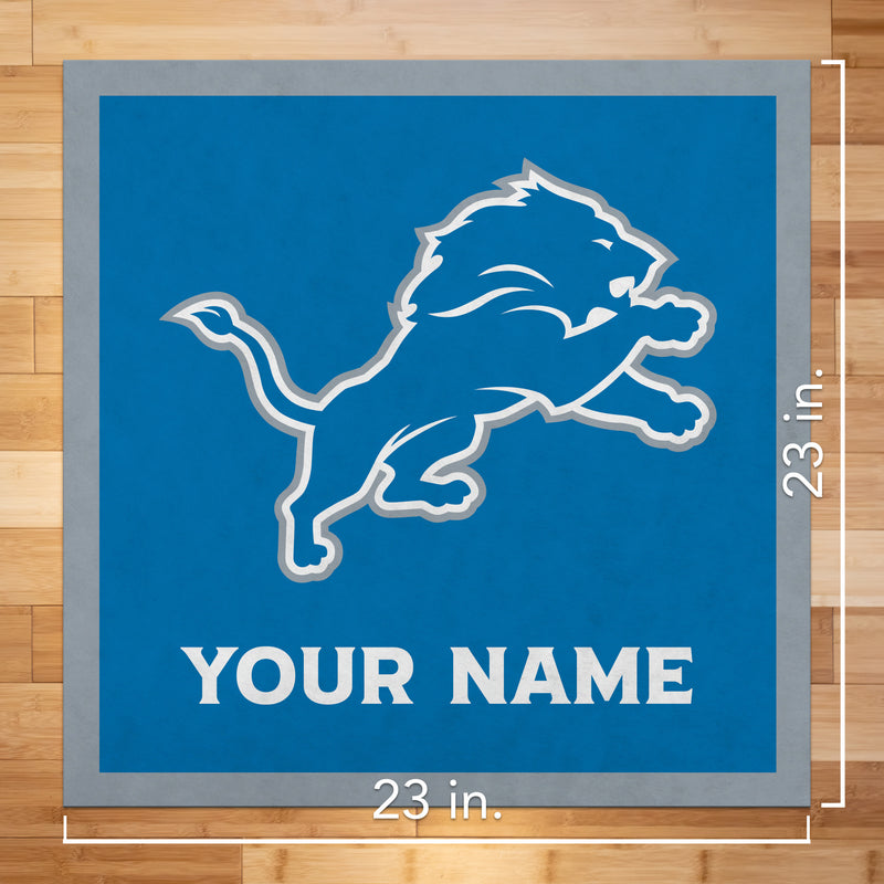 Detroit Lions 23" Personalized Felt Wall Banner
