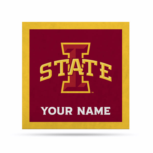 Iowas State Cyclones 23" Personalized Felt Wall Banner