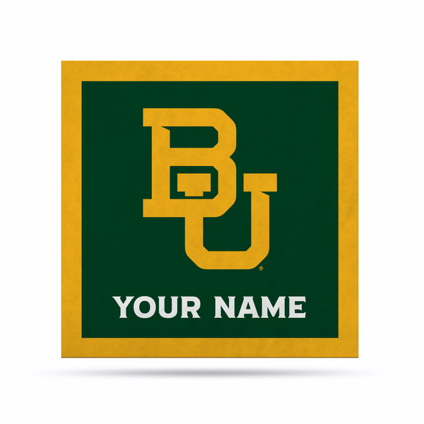 Baylor Bears 23" Personalized Felt Wall Banner