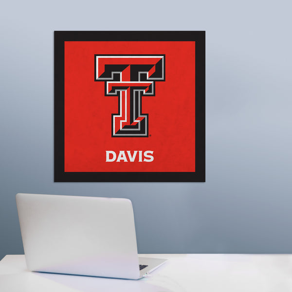 Texas Tech Red Raiders 23" Personalized Felt Wall Banner