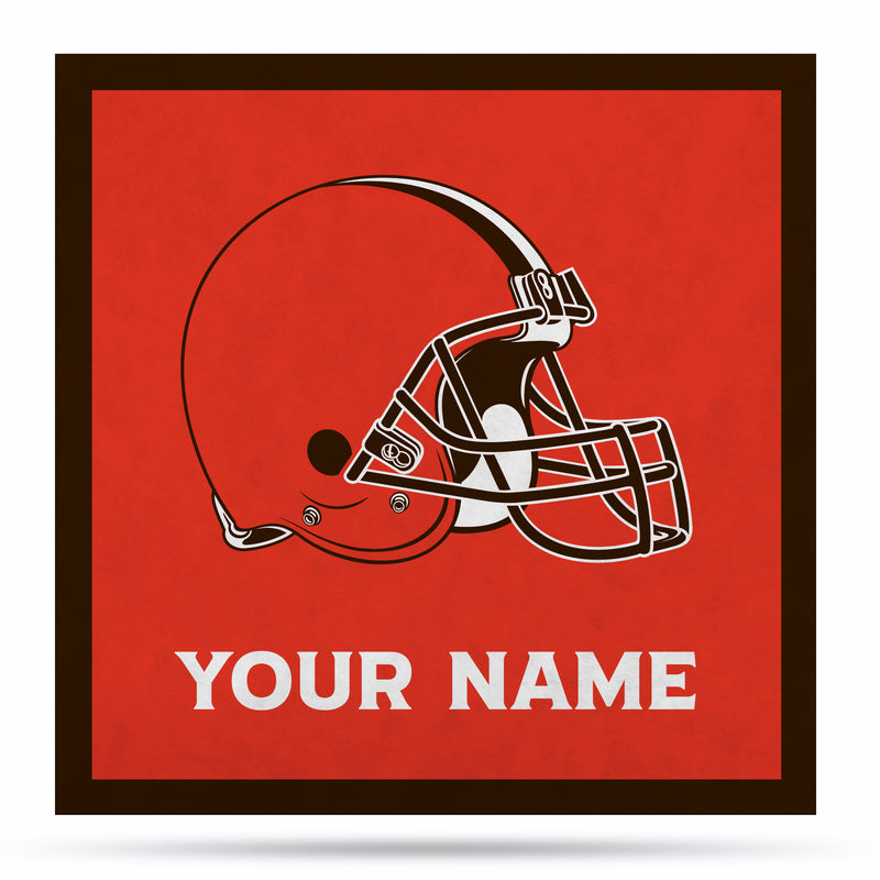 Cleveland Browns 23" Personalized Felt Wall Banner