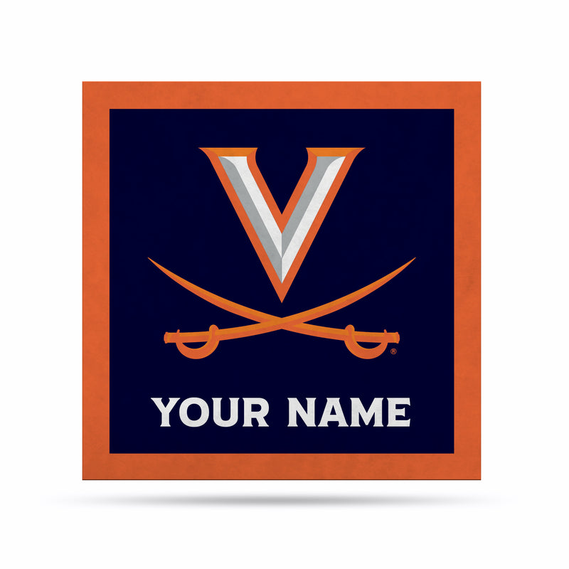 Virginia Cavaliers 23" Personalized Felt Wall Banner