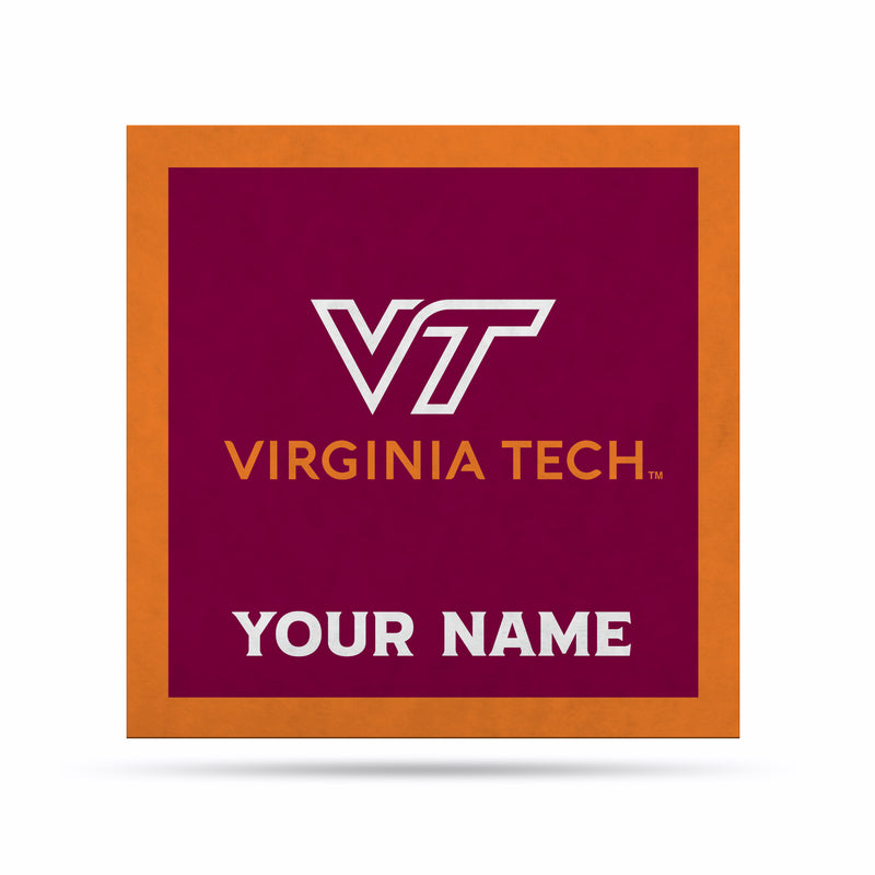 Virginia Tech Hokies 23" Personalized Felt Wall Banner