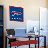 Buffalo Bills 23" Personalized Felt Wall Banner