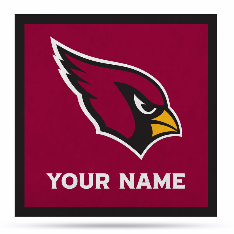 Arizona Cardinals 23" Personalized Felt Wall Banner