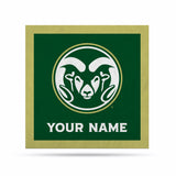 Colorado State Rams 23" Personalized Felt Wall Banner