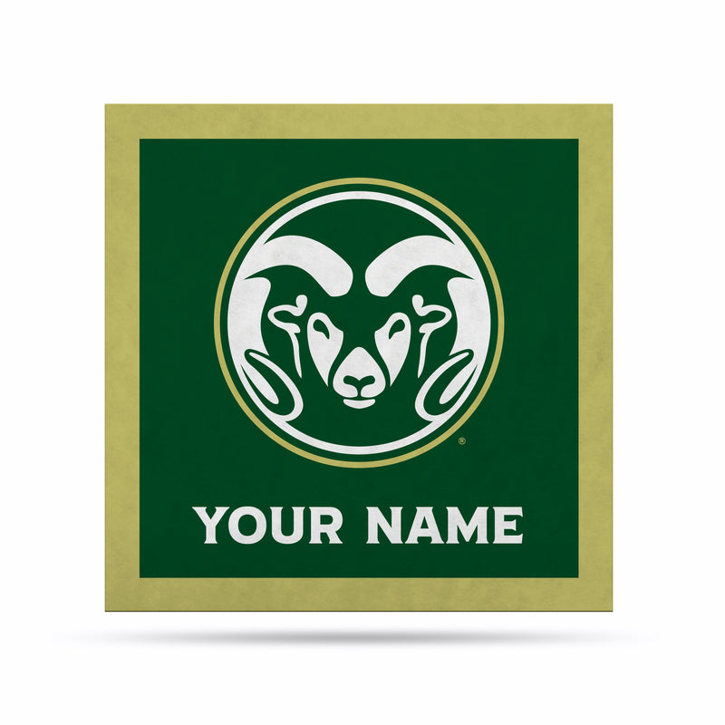 Colorado State Rams 23" Personalized Felt Wall Banner
