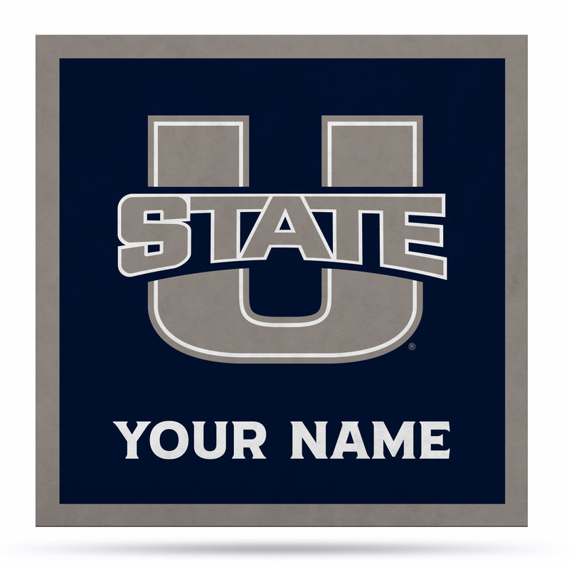 Utah State Aggies 23" Personalized Felt Wall Banner