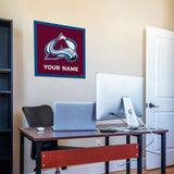 Colorado Avalanche 23" Personalized Felt Wall Banner