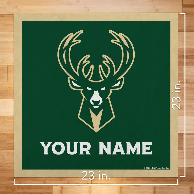 Milwaukee Bucks 23" Personalized Felt Wall Banner