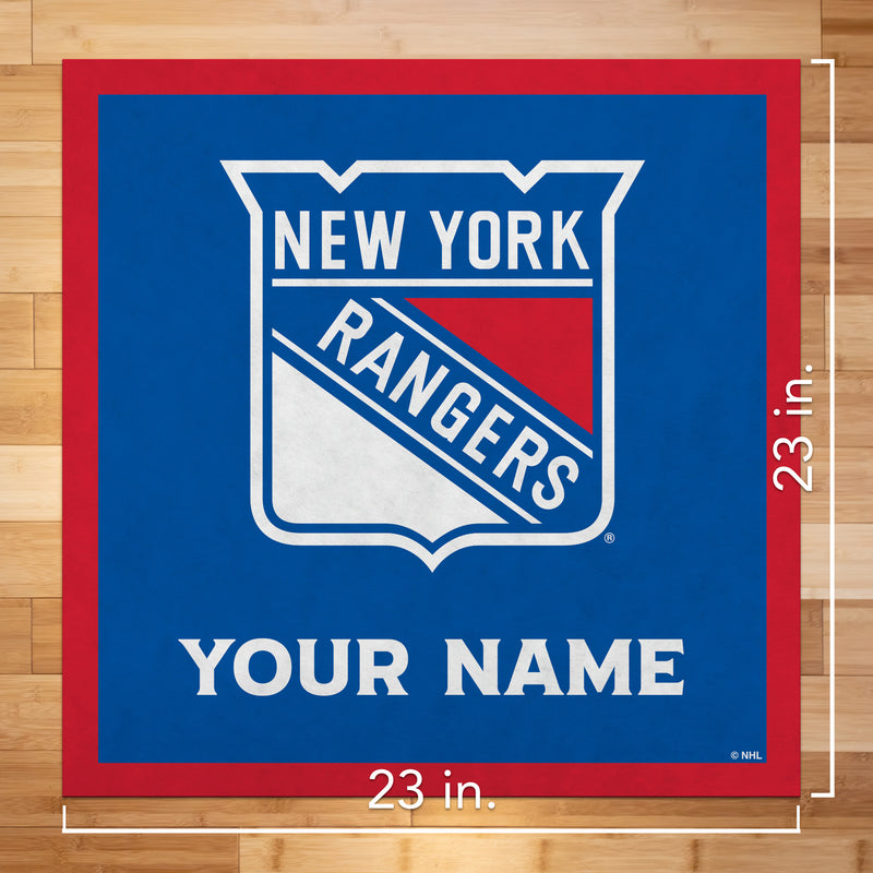 New York Rangers 23" Personalized Felt Wall Banner