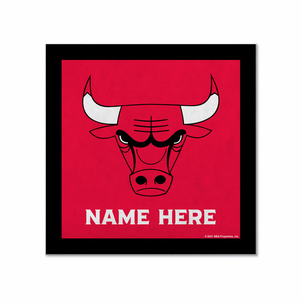 Chicago Bulls 23" Personalized Felt Wall Banner