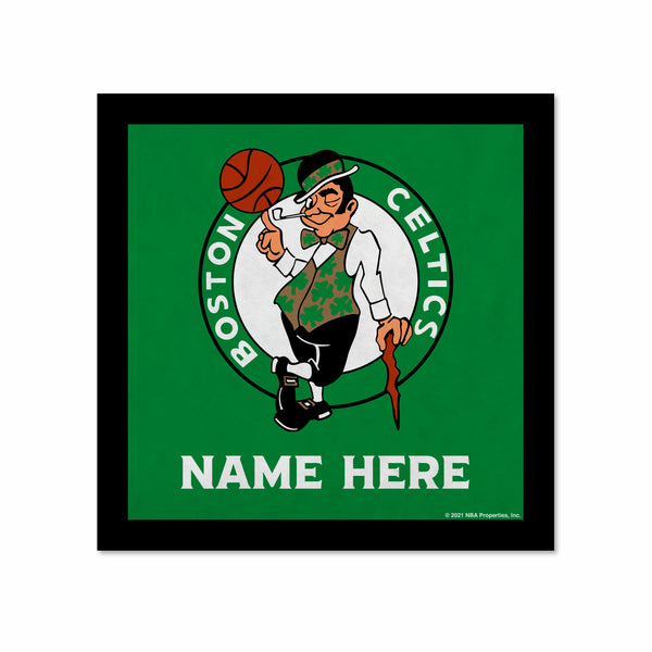 Boston Celtics 23" Personalized Felt Wall Banner