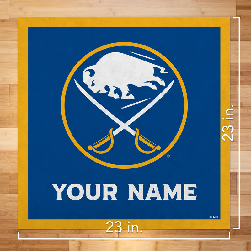 Buffalo Sabres 23" Personalized Felt Wall Banner
