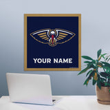 New Orleans Pelicans 23" Personalized Felt Wall Banner