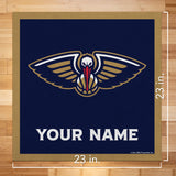 New Orleans Pelicans 23" Personalized Felt Wall Banner