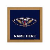 New Orleans Pelicans 23" Personalized Felt Wall Banner