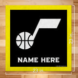 Utah Jazz 23" Personalized Felt Wall Banner