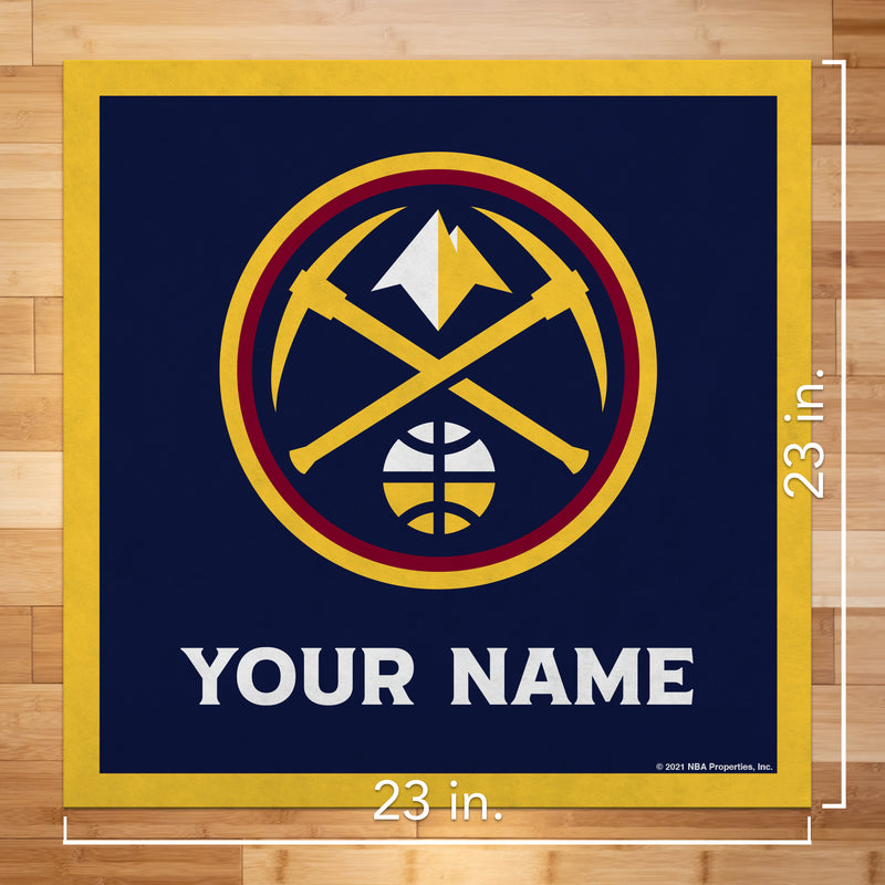 Denver Nuggets 23" Personalized Felt Wall Banner