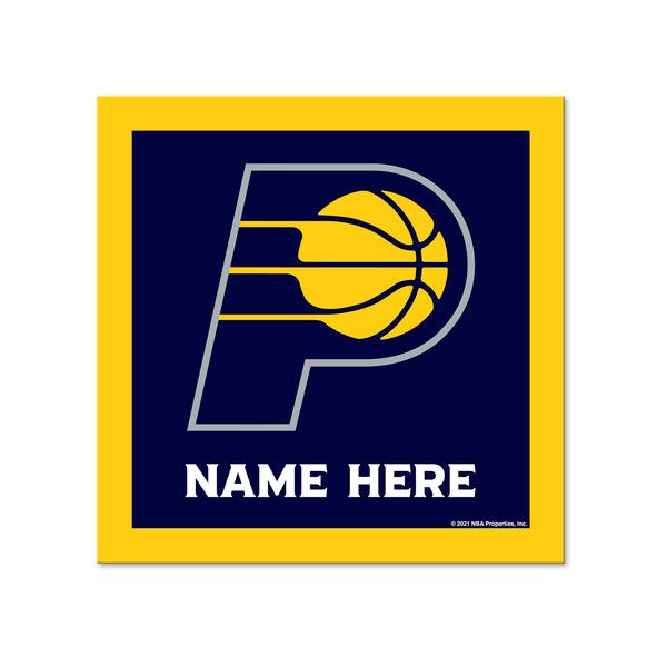 Indiana Pacers 23" Personalized Felt Wall Banner