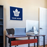 Toronto Maple Leafs 23" Personalized Felt Wall Banner