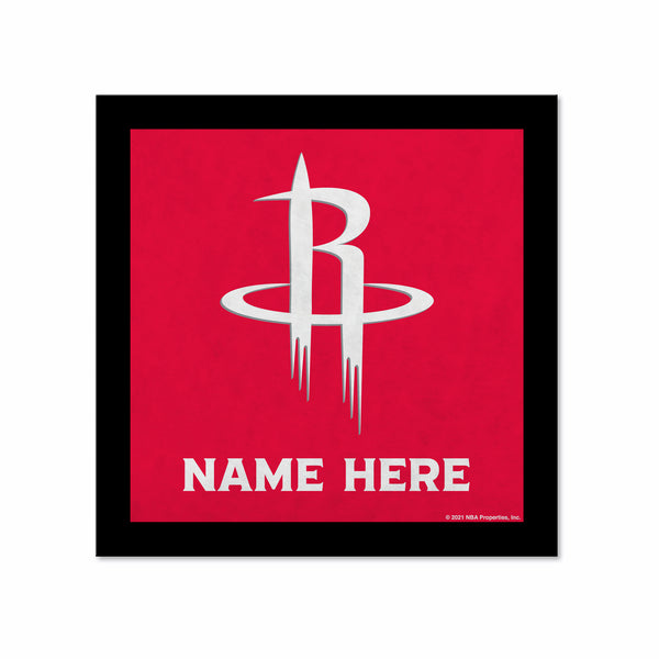 Houston Rockets 23" Personalized Felt Wall Banner