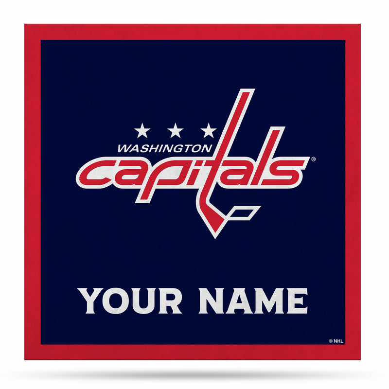 Washington Capitals 23" Personalized Felt Wall Banner