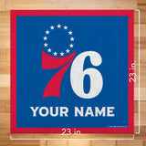 Philadelphia 76Ers 23" Personalized Felt Wall Banner