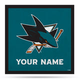San Jose Sharks 23" Personalized Felt Wall Banner
