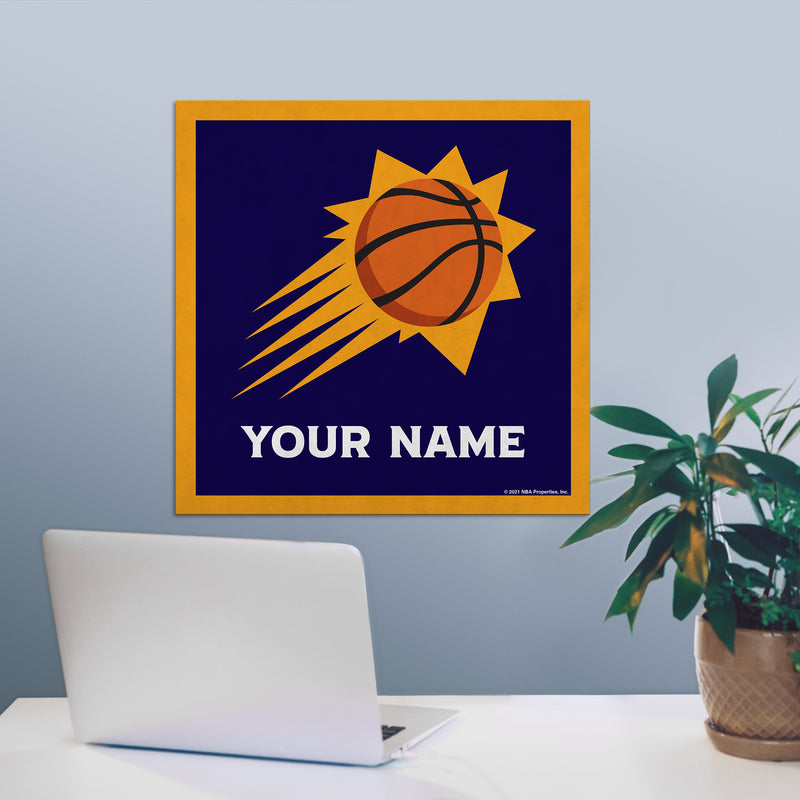 Phoenix Suns 23" Personalized Felt Wall Banner