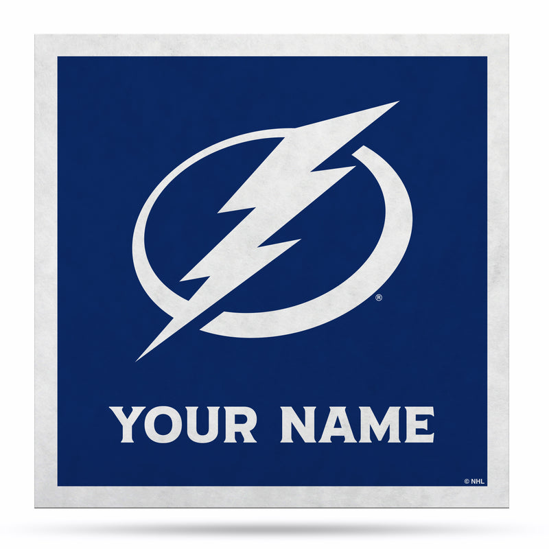 Tampa Bay Lightning 23" Personalized Felt Wall Banner