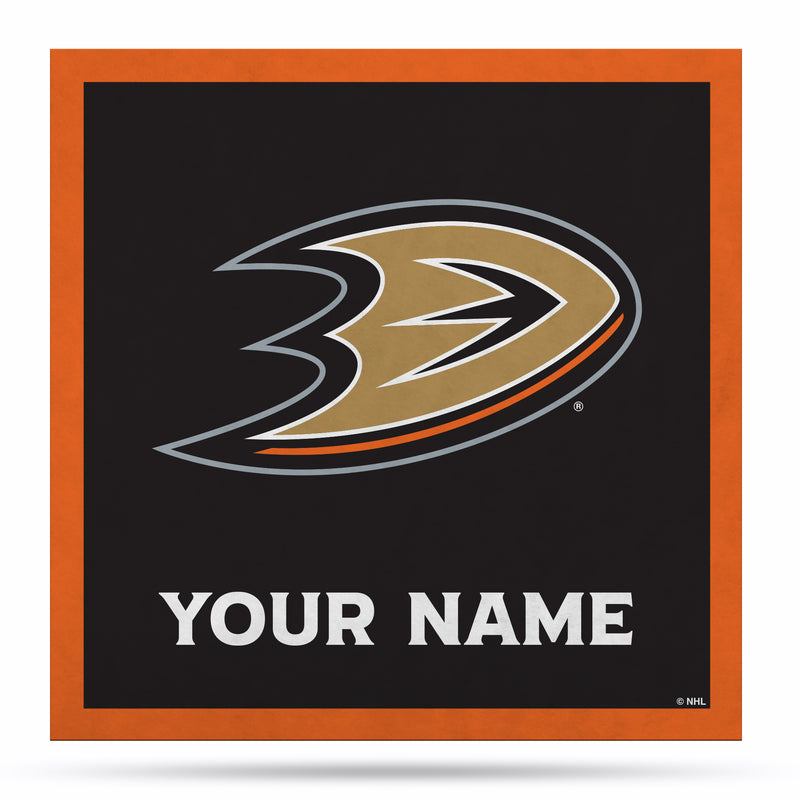 Anaheim Ducks 23" Personalized Felt Wall Banner