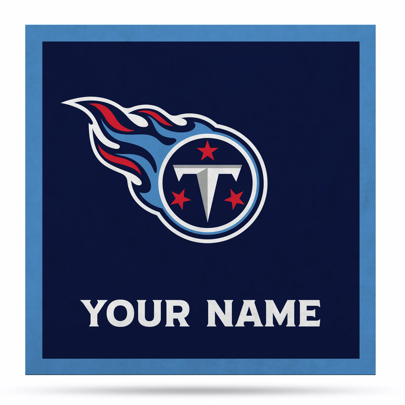 Tennessee Titans 35" Personalized Felt Wall Banner