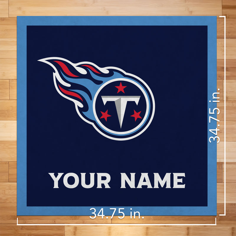 Tennessee Titans 35" Personalized Felt Wall Banner