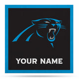 Carolina Panthers 35" Personalized Felt Wall Banner