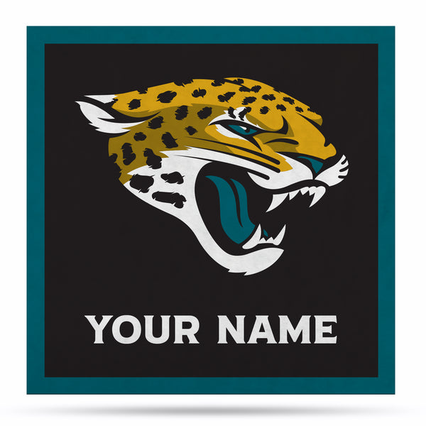 Jacksonville Jaguars 35" Personalized Felt Wall Banner