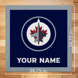 Winnipeg Jets 35" Personalized Felt Wall Banner