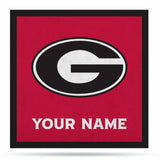 Georgia Bulldogs 35" Personalized Felt Wall Banner