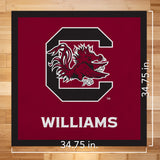 South Carolina Gamecocks 35" Personalized Felt Wall Banner