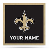 New Orleans Saints 35" Personalized Felt Wall Banner