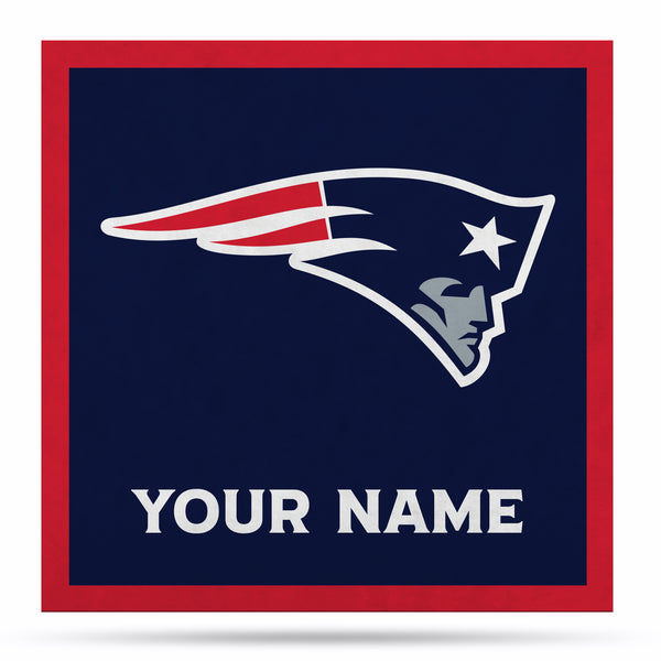 New England Patriots 35" Personalized Felt Wall Banner