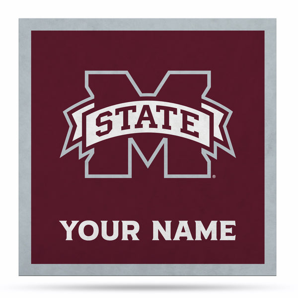 Mississippi State Bulldogs 35" Personalized Felt Wall Banner