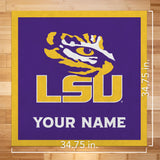 Lsu Tigers 35" Personalized Felt Wall Banner
