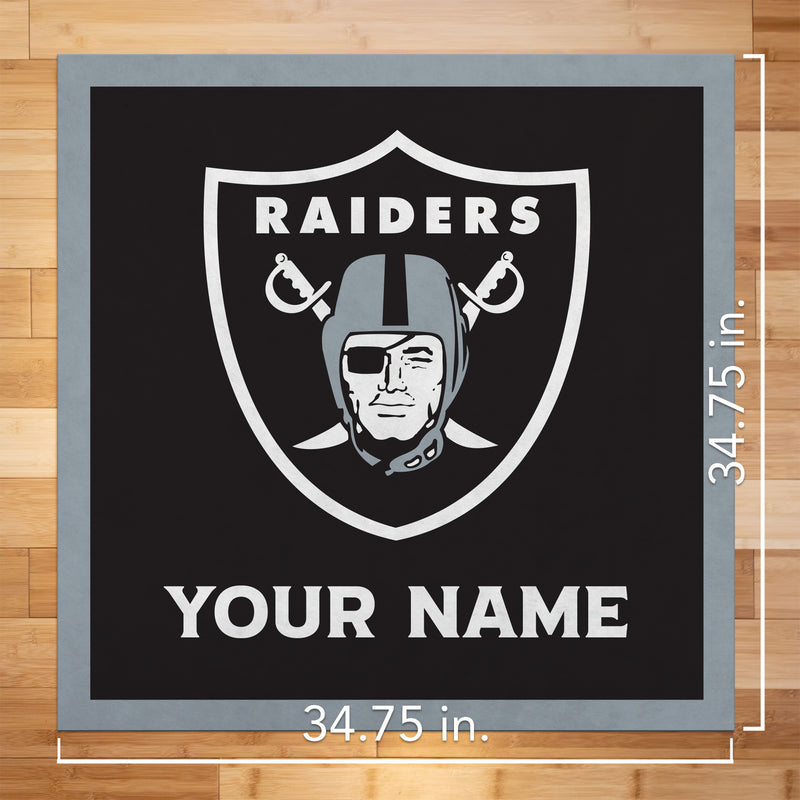 Las Vegas Raiders 35" Personalized Felt Wall Banner
