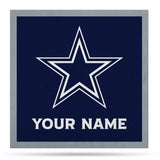Dallas Cowboys 35" Personalized Felt Wall Banner