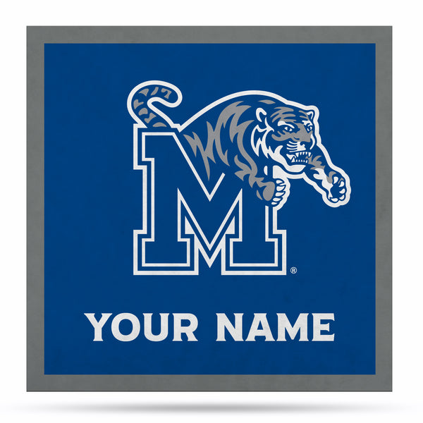 University Of Memphis 35" Personalized Felt Wall Banner
