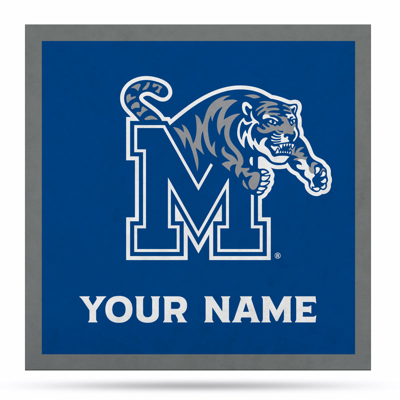 University Of Memphis 35" Personalized Felt Wall Banner